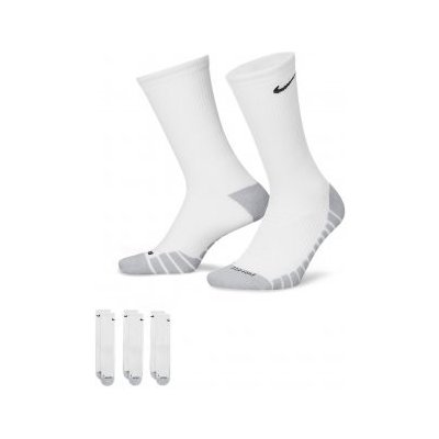 Nike Tréninkové ponožky 3 páry white/wolf – Zboží Mobilmania