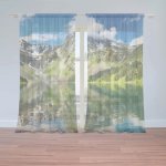 Záclony Odraz hor na jezeře: 2 ks - 150x250 cm - Sablio – Hledejceny.cz