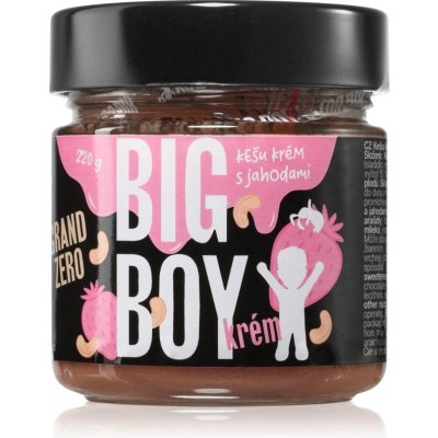 Big Boy Grand Zero kešu krém s jahodami 220 g – Zboží Dáma