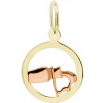 Luxur přívěsek ve tvaru znamení žluté zlato Lev 585 32 2 0032.5ZC0.0.00.000.21.LEV – Zboží Mobilmania
