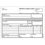 MSK 51 Příjmový pokladní doklad nečíslovaný s tabulkou NCR – Zboží Živě