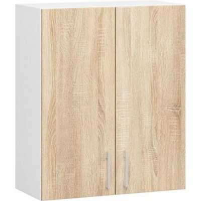 DobreSny Kuchyňská skříňka Lima 60 x 72 cm Dub Sonoma / Bílá – Sleviste.cz