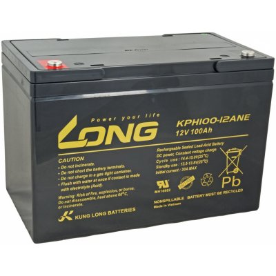 Long M6 DeepCycle KPH100-12ANE 12V 100Ah – Zboží Mobilmania