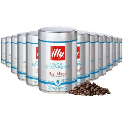 Illy Decaffeinato zrnková 12 x 250 g – Hledejceny.cz