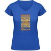 Dámské tričko s potiskem Soft-Style V Tričko Gildan Design Great Taste for Great Moments Royal Blue