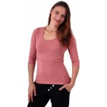 Jožánek kojicí tričko Kateřina 3/4 rukáv starorůžové – Zboží Dáma