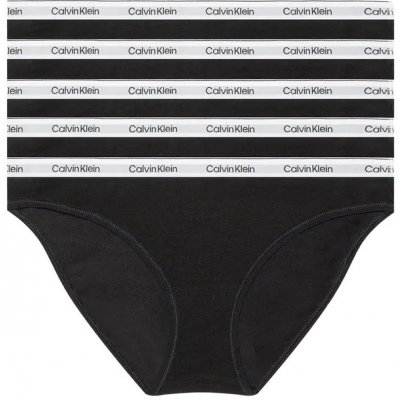 Calvin Klein 5 PACK dámské kalhotky Bikini PLUS SIZE QD52082UB1 – Zboží Mobilmania