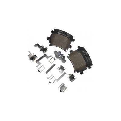 Zadní brzdové destičky Brembo JZW698451D Škoda Octavia 2, Superb 2, Yeti | Zboží Auto