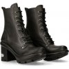 Dámské kotníkové boty New Rock Crust Negro boty kožené černá