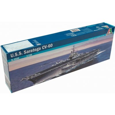 Italeri Model Kit loď 5520 U.S.S. SARATOGA CV 60 1:720