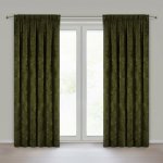 EUROFIRANY ZATEMŇOVACÍ ZÁVĚS NA PÁSCE NESKA 140X270 CM TMAVĚ OLIVOVÝ – Hledejceny.cz