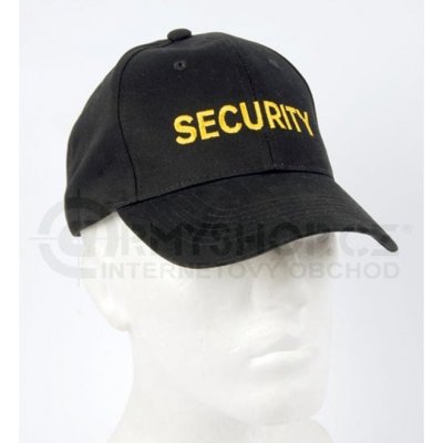 Baseball Cap SECURITY černá – Zboží Mobilmania