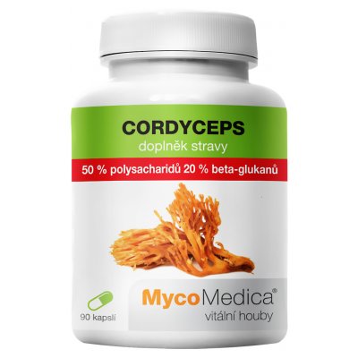 Mycomedica Cordyceps 50% polysacharidů 90 kapslí