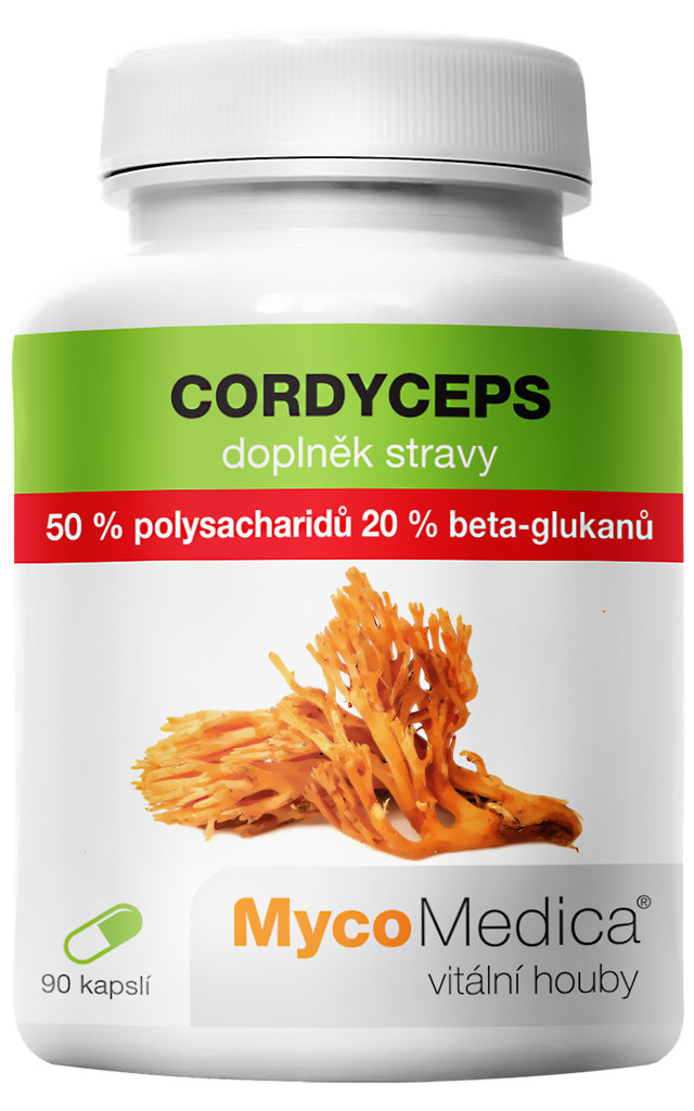 MycoMedica Cordyceps 50% polysacharidů 90 kapslí