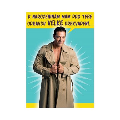 ALBI Narozeninové přání - Chlap – Zboží Mobilmania