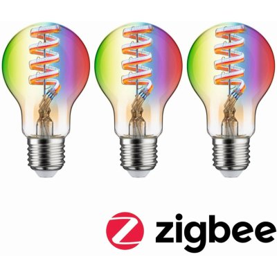 Paulmann Filament 230V Smart Home Zigbee 3.0 LED žárovka E27 3x6,3W RGBW+ stmívatelné zlatá – Hledejceny.cz