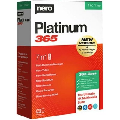 Nero Platinum 365 - CZ - roční verze – Zboží Živě