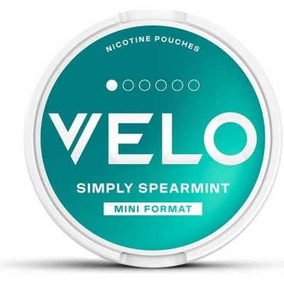 Velo Mini Simply Spearmint 4 mg Mini 20 sáčků – Zboží Dáma