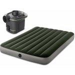 Intex 64778 Nafukovací matrace 191 x 137 x 25 cm s elektrickou pumpou – Zboží Dáma