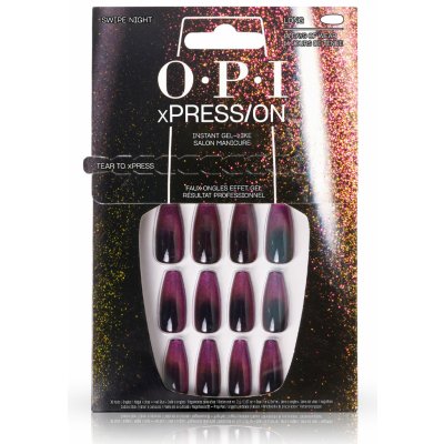 O.P.I. OPI xPRESS/ON Swipe Night 30 ks – Zboží Dáma