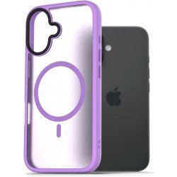 AlzaGuard Matte Case Compatible with Magsafe pro iPhone 16 světle fialový AGD-PCMM57V