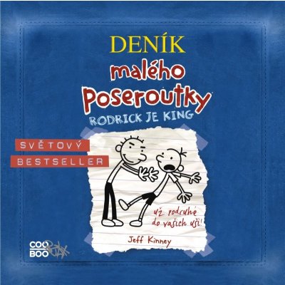 Deník malého poseroutky 2 audio CD Václav Kopta