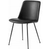 Jídelní židle &Tradition Rely HW8 black / black leather