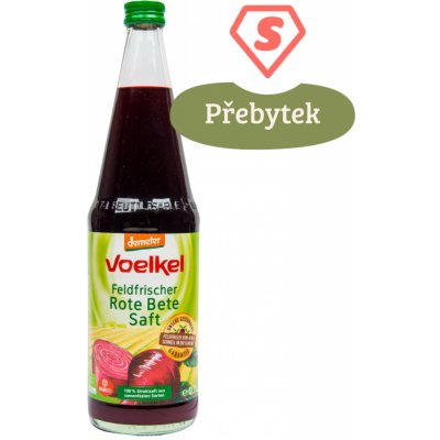 Voelkel Šťáva červená řepa Bio 0,7 l