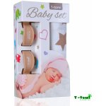 T-TOMI Baby set bambusová osuška beige stars / béžové hvězdičky beige / béžový – Zbozi.Blesk.cz