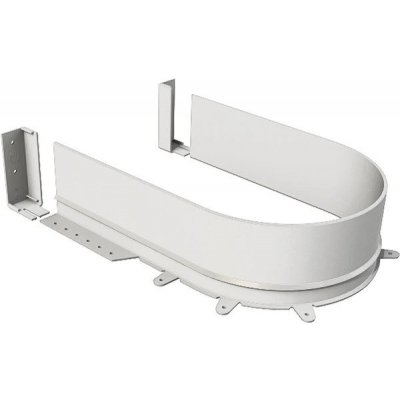 Výřez na sifon FLEX na 18 mm bílý – Zbozi.Blesk.cz