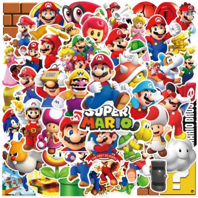 Nálepky Super Mario Varianta: 9 – Zboží Živě