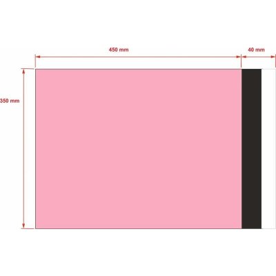 PLASTOVÉ OBÁLKY 350x450 mm růžové od 10 ks – Zboží Živě