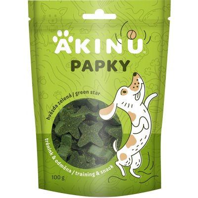 Akinu PAPKY Hvězda zelená 100 g – Zboží Mobilmania
