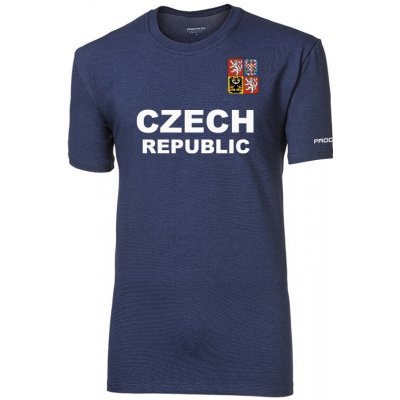 Progress pánské triko pro fanoušky FC1 CZ modrá bílá – Zboží Mobilmania