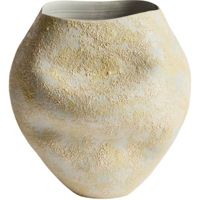 Kave Home Žlutá keramická váza Medira 36 cm – Hledejceny.cz