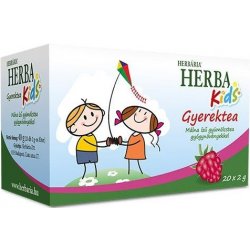 Herbária Herba Kids ovocno bylinný s malinovou příchutí 20ks