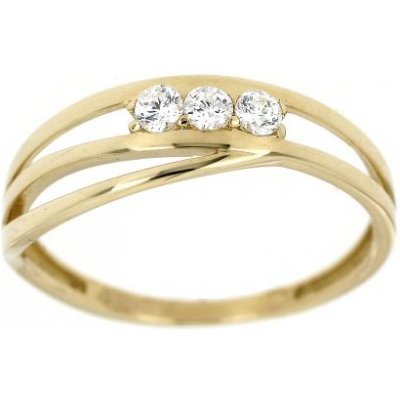 Zlatnictví U Kostela Dámský prsten ze žlutého zlata 7033ž – Zboží Dáma