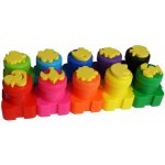 Patio Prstové barvy s razítky Colorino 10 ks – Zboží Dáma