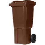 Plastik Gogić Plastová popelnice 60 l hnědá – Zboží Mobilmania
