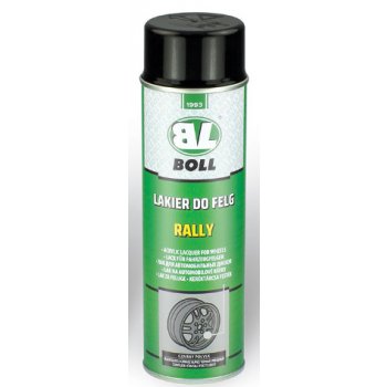 BOLL lak na automobilové ráfky Rally sprej 500 ml černý lesk 0010134