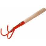 Kypřič 3 hrotý s násadou 27 cm Rosteto - oranžová – Zboží Dáma