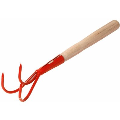 Kypřič 3 hrotý s násadou 27 cm Rosteto - oranžová – Zboží Dáma