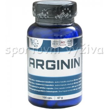 Nutristar Arginin 500 100 kapslí
