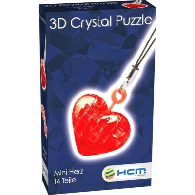 HCM KINZEL 3D Crystal puzzle Mini srdce 14 ks – Zboží Dáma