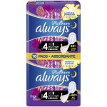 Always Platinum Secure Night hygienické vložky s křidélky 10 ks – Zboží Dáma