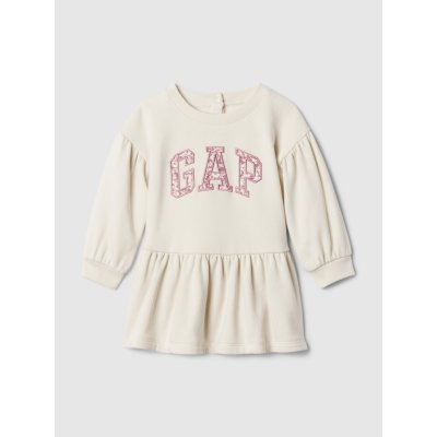 GAP Baby šaty s logem Béžová – Zboží Dáma