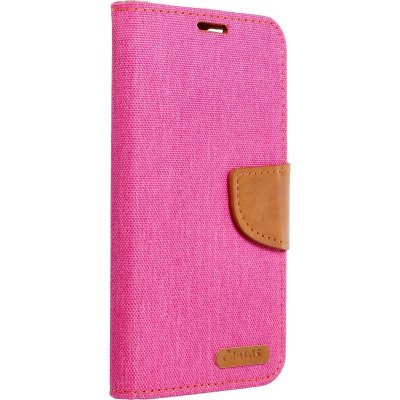 Pouzdro Canvas Book Samsung Galaxy A20e růžové