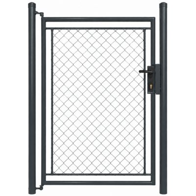 zahradní branka 1800x1000 mm, výplet pletivem PVC, FAB, Antracit – Hledejceny.cz