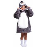 Cozy Noxxiez Tučňák hřejivá televizní mikinová deka s kapucí – Zboží Mobilmania
