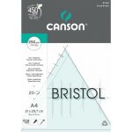 Canson Bristol skicák lepený A4 20 listů 250g 21x29,7 cm – Hledejceny.cz